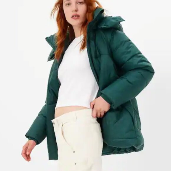 Gap puffer coat green sz small - Picture 1 of 6